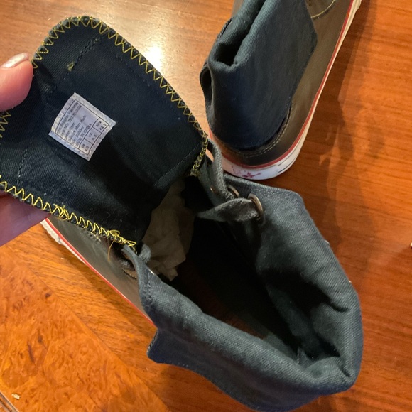 Sneakers denim with red trim - Picture 5 of 6